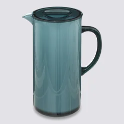 5five Pichet avec couvercle, Bleu pétrole