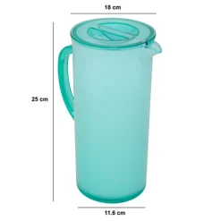 5five Pichet avec couvercle 2L, Vert menthe