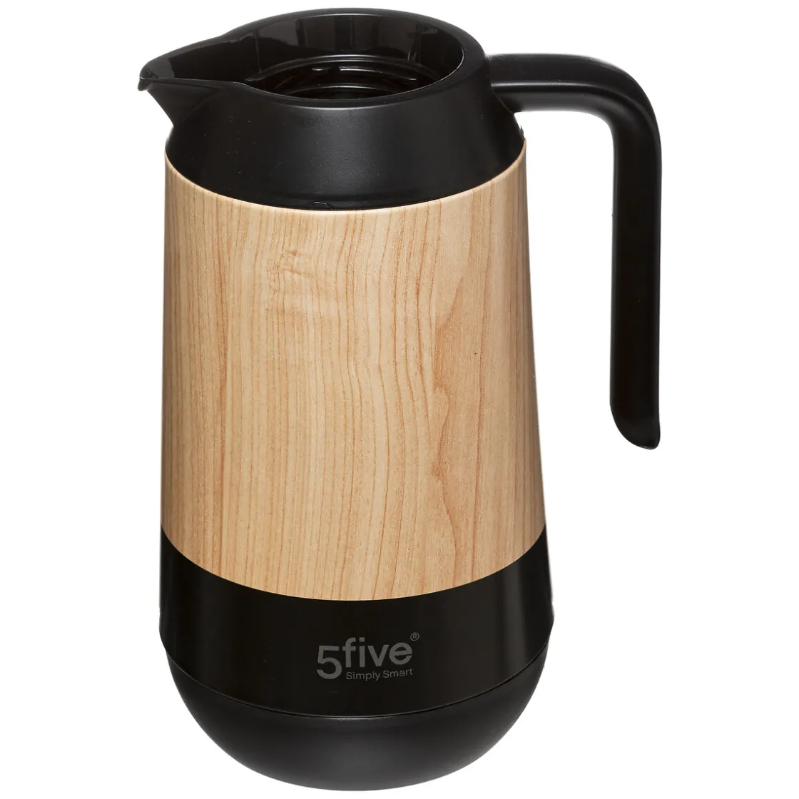 5five Pichet isotherme 1L, Effet bois naturel