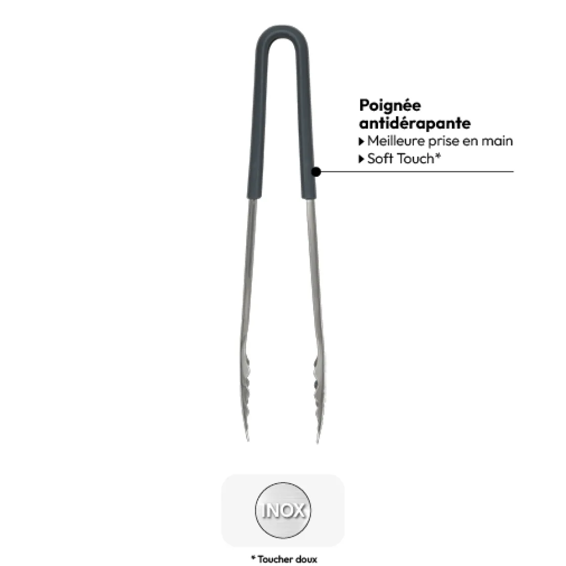 5five Pince à toast, Inox