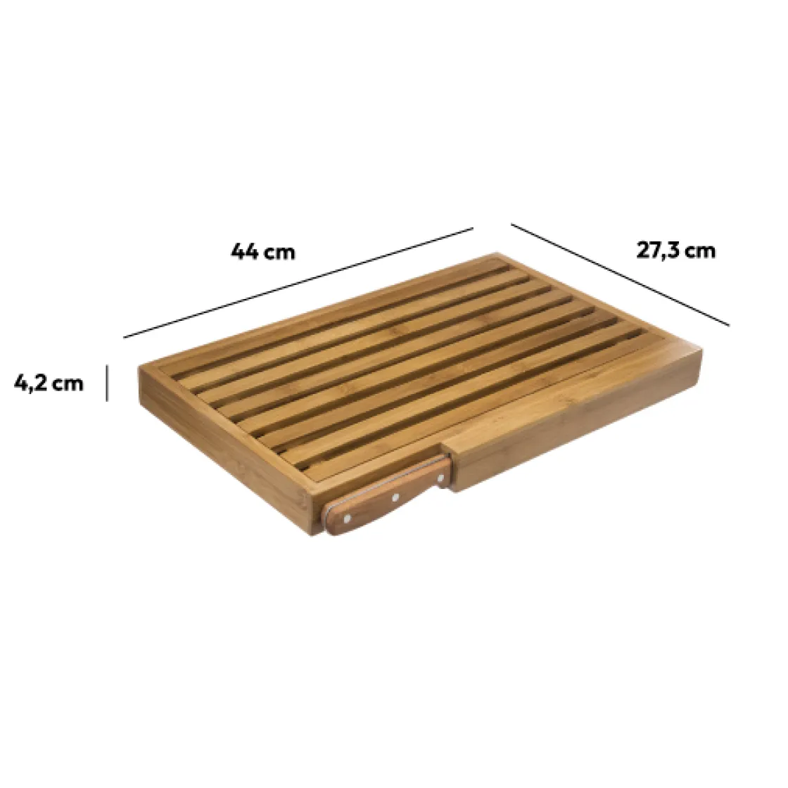 5five Planche à découper à pain 44x27 cm