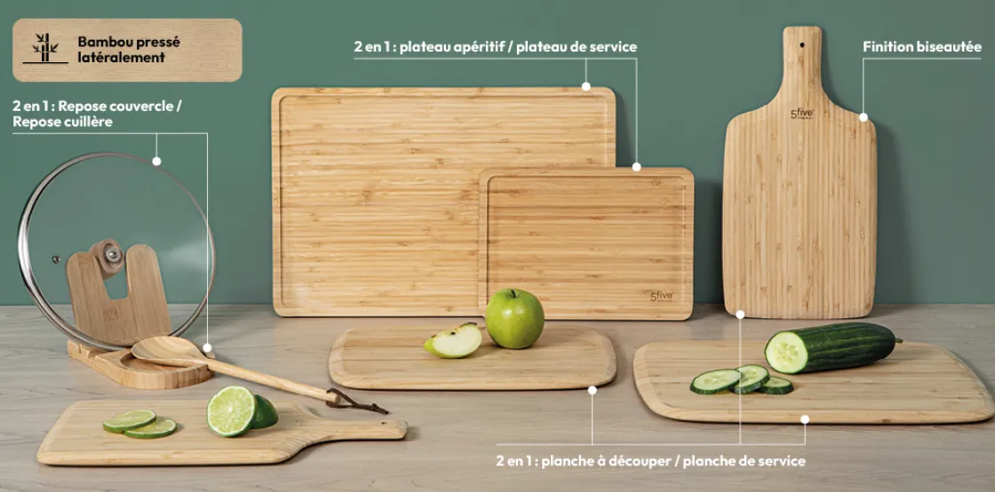 5five Planche à découper anse 28x20 cm