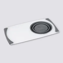 5five Planche à découper avec passoir retractable