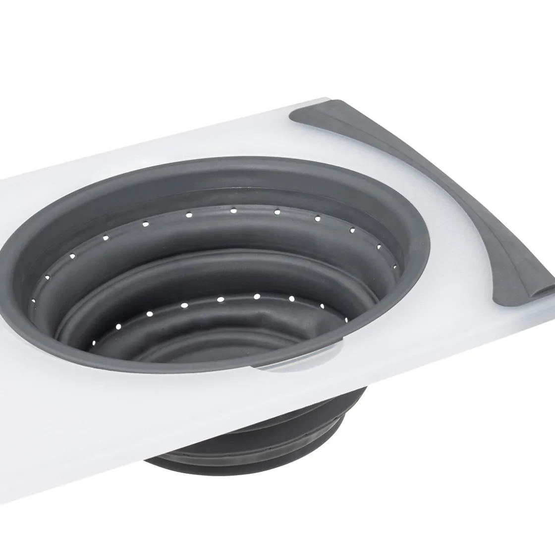 5five Planche à découper avec passoir retractable