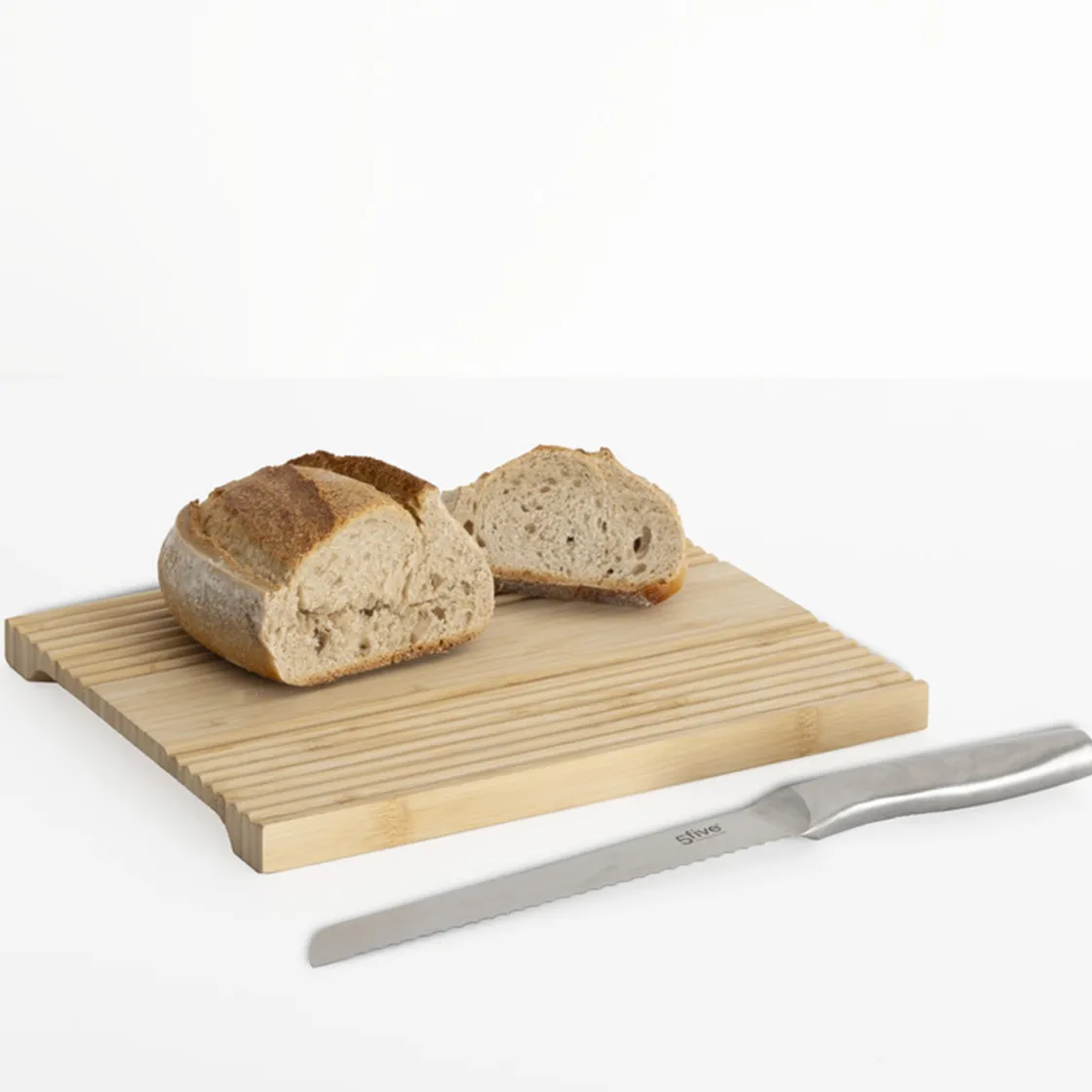 5five Planche à découper avec rainures, 30x24cm, Bambou