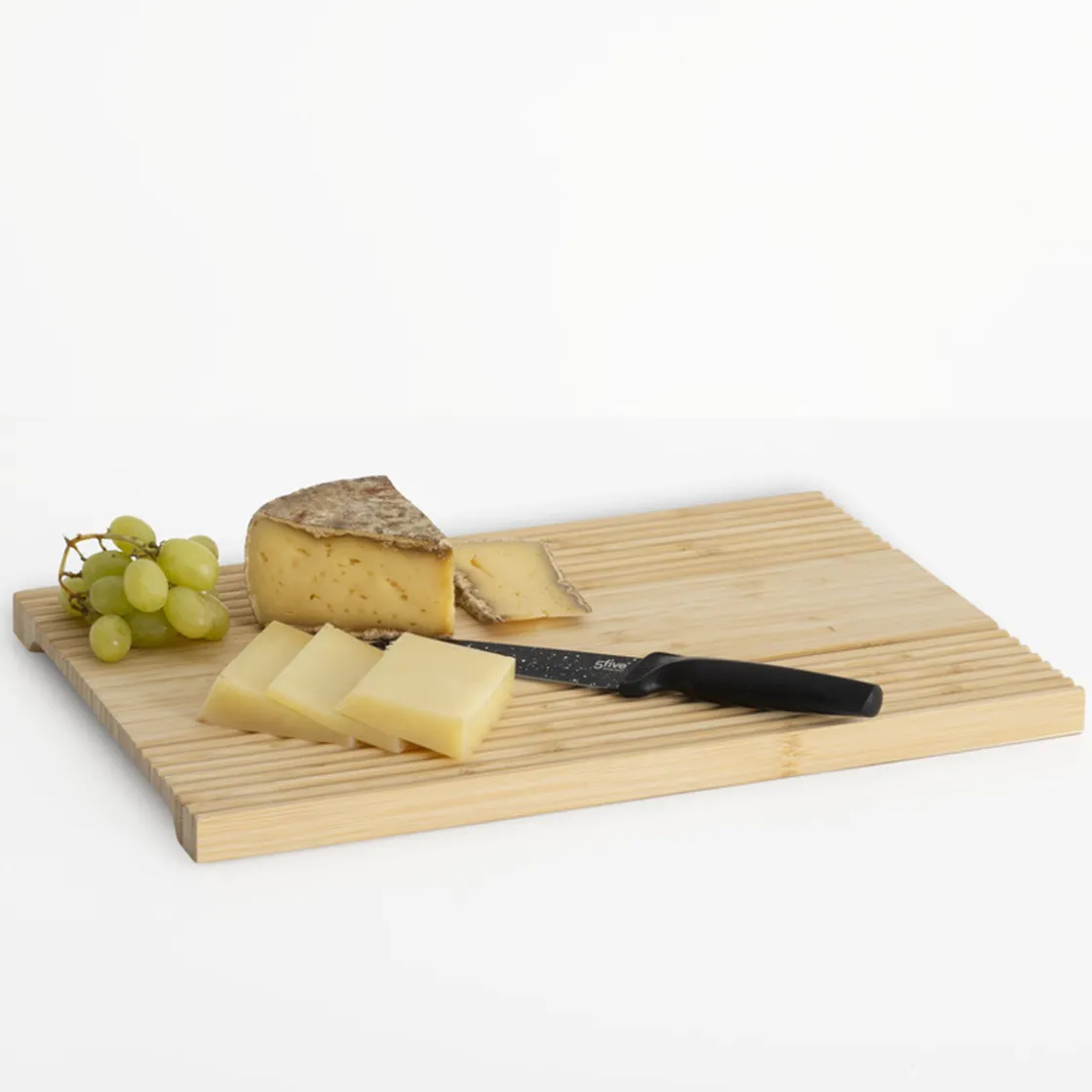 5five Planche à découper avec rainures, 40x27cm, Bambou