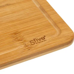 5five Planche à découper et couteaux, Bambou
