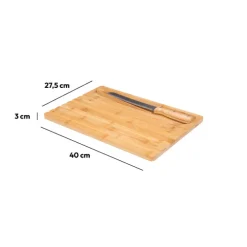 5five Planche à pain avec couteau/pince