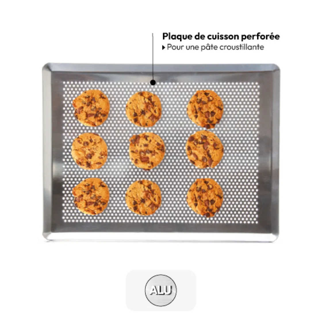 5five Plaque de cuisson perforée 40x30cm