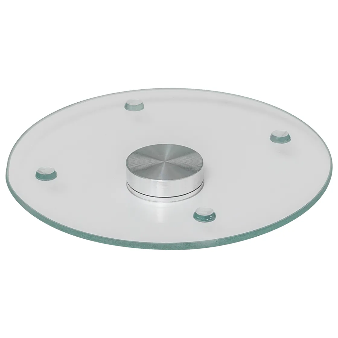 5five Plat tournant effet marbre, Blanc