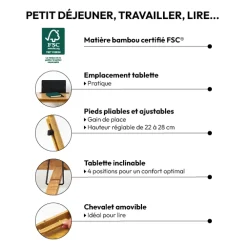 5five Plateau avec pieds 54x34cm