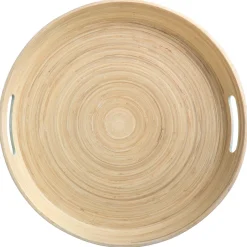 5five Plateau bambou 42cm, Blanc