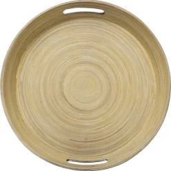 5five Plateau bambou 42cm, Gris charbon