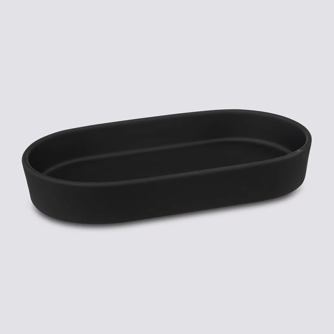 5five Plateau en grès, Noir Khôl