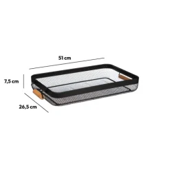 5five Plateau métal 43x26cm