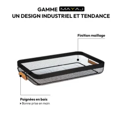 5five Plateau métal 43x26cm