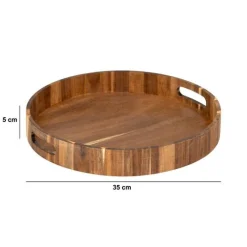 5five Plateau rond, D.35 cm