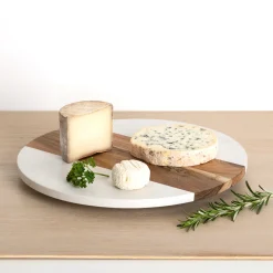 5five Plateau tournant rond 35cm, Acacia