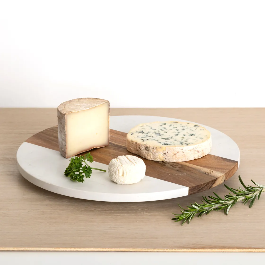 5five Plateau tournant rond 35cm, Acacia