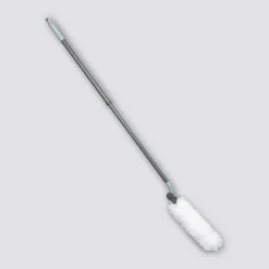 5five Plumeau orientable avec manche téléscopique, Gris