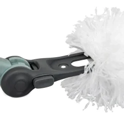 5five Plumeau orientable avec manche téléscopique, Gris