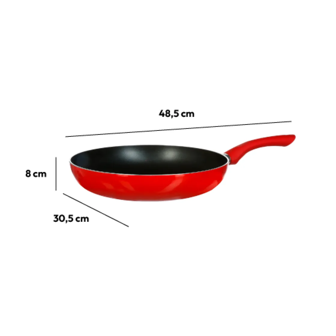 5five Poêle Aluminium, 30 cm