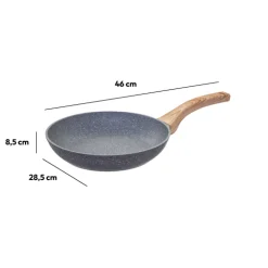 5five Poêle Aluminium forgé, 28 cm