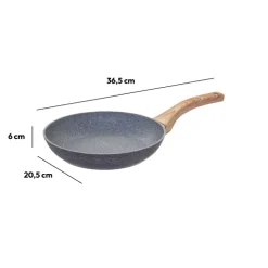 5five Poêle Aluminium forgé, 20 cm