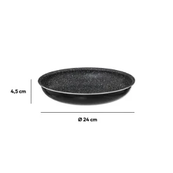 5five Poêle Aluminium pressé, 24 cm