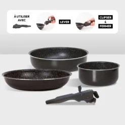 5five Poêle Aluminium pressé, 28 cm