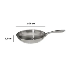 5five Poêle Inox, 28 cm