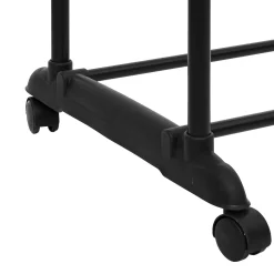 5five Portant à vêtement double à roulettes