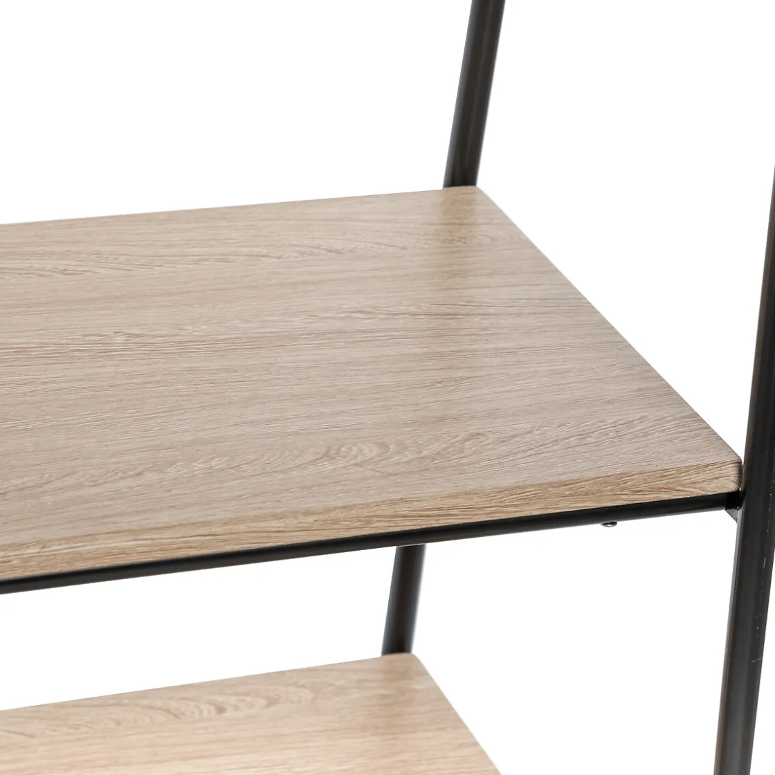 5five Portant à vêtements avec étagères, Noir