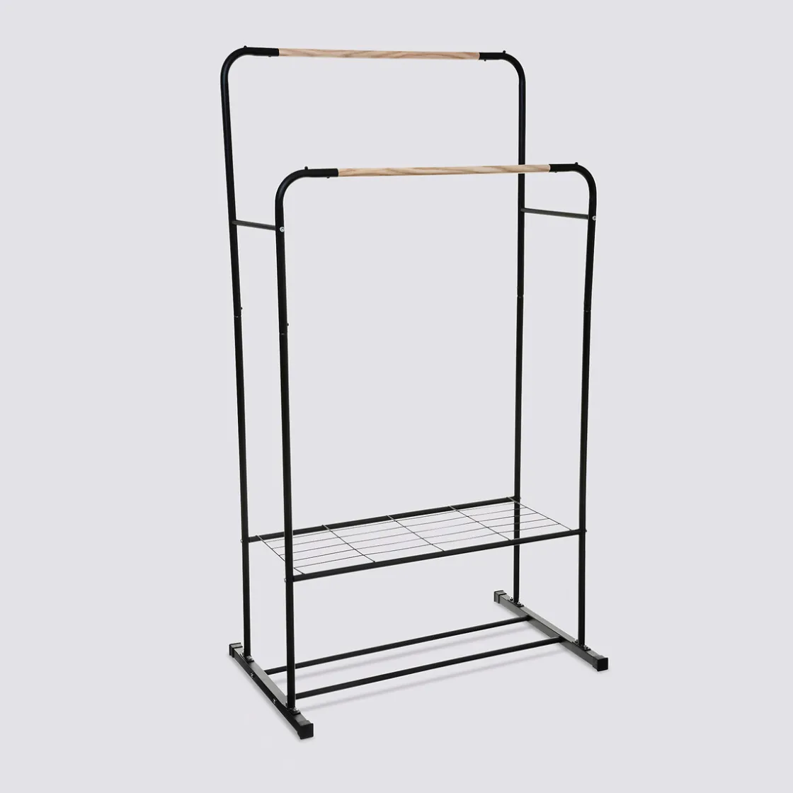 5five Portant à vêtements double, Noir