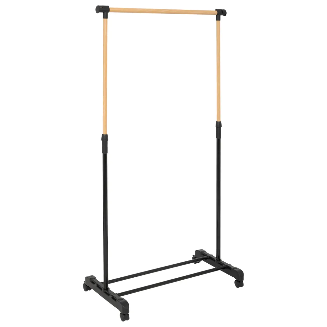 5five Portant à vêtements extensible, Effet bois