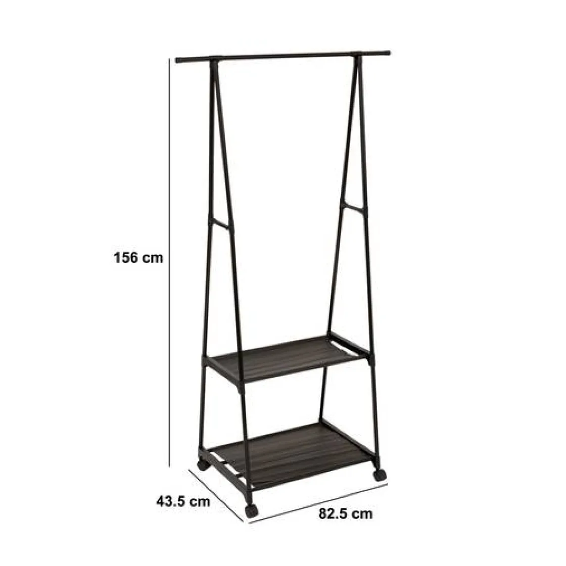 5five Portant à vêtements, Noir