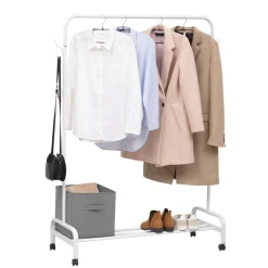 5five Portant à vêtements 180x118cm, Blanc