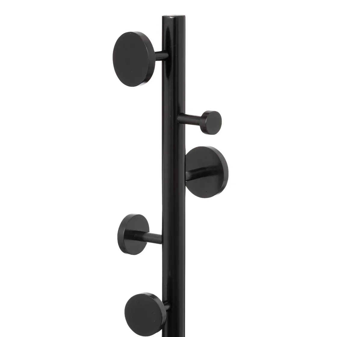 5five Porte manteau 8 crochets bois, Noir