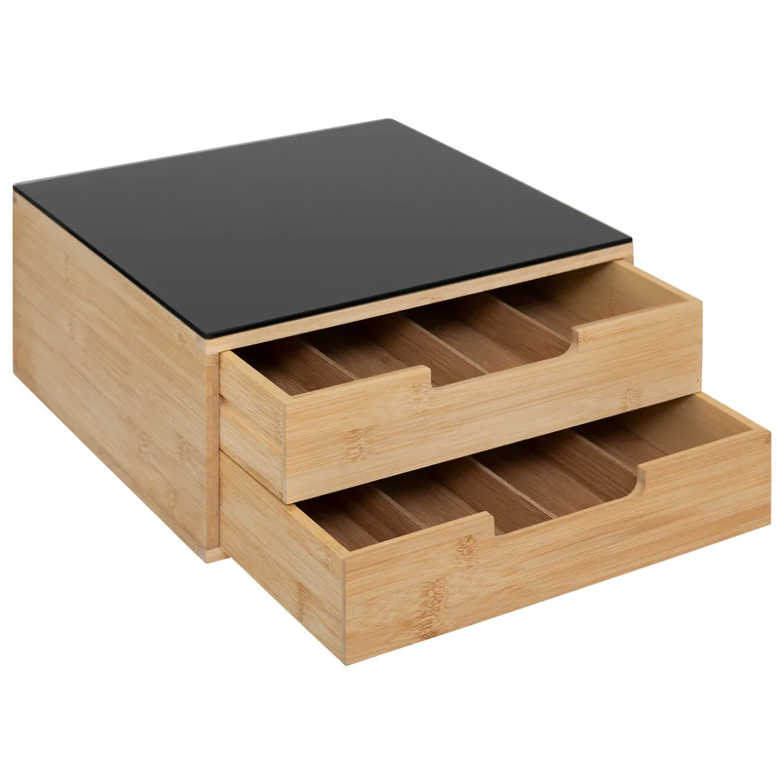 5five Porte-capsules 2 tiroirs, Beige