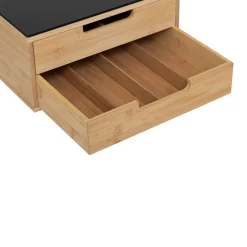 5five Porte-capsules 2 tiroirs, Beige