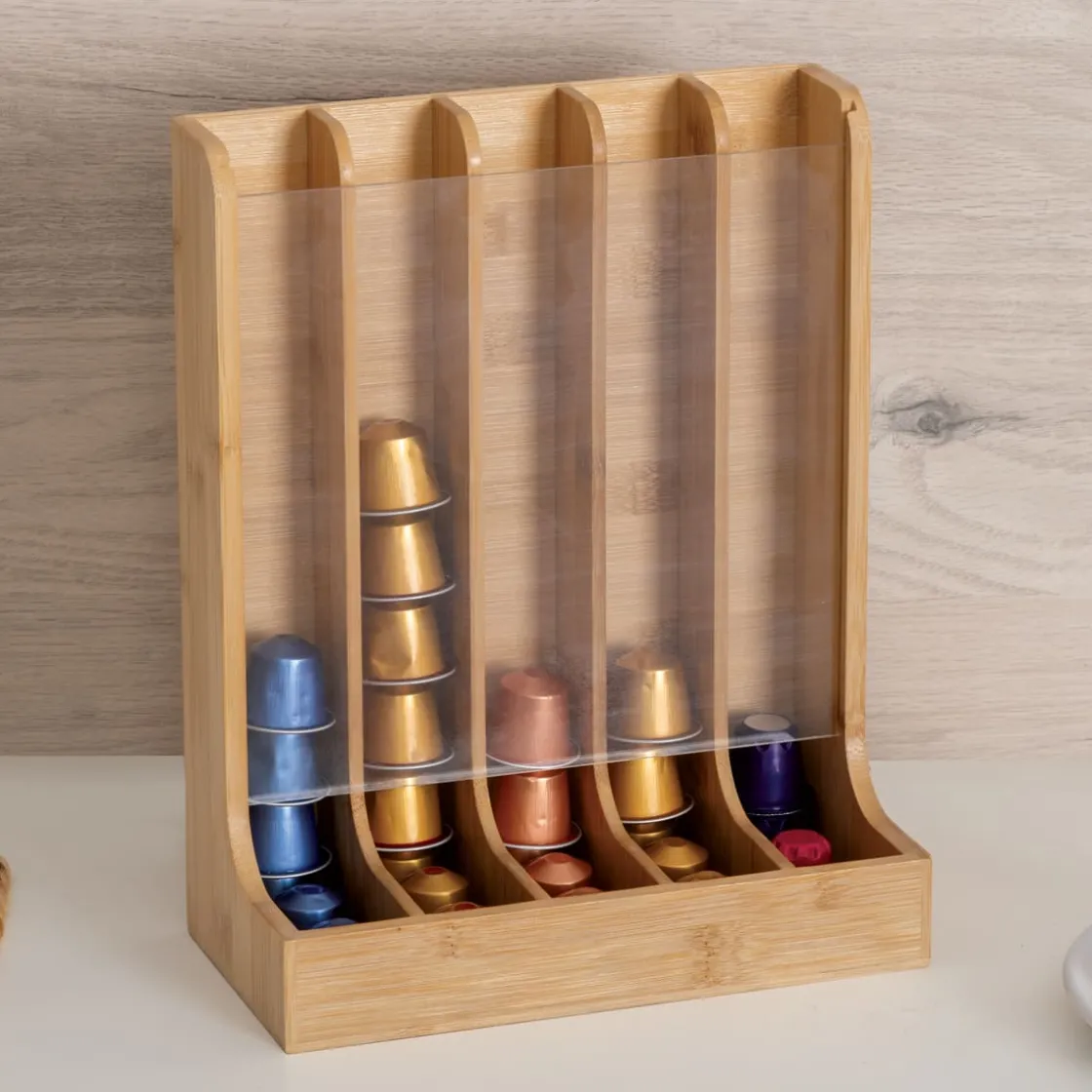 5five Porte-capsules, Bambou