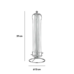 5five Porte-capsules rotatif x36, Chromé