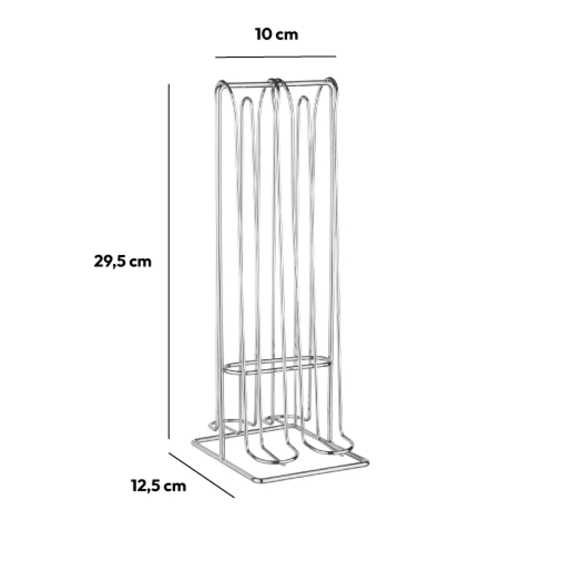 5five Porte-capsules x32, Chromé