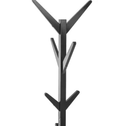 5five Porte-manteaux 8 crochets bois, Noir