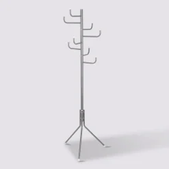 5five Porte-manteaux 8 crochets métal, Noir