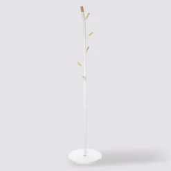 5five Porte-manteaux 6 crochets métal, Blanc