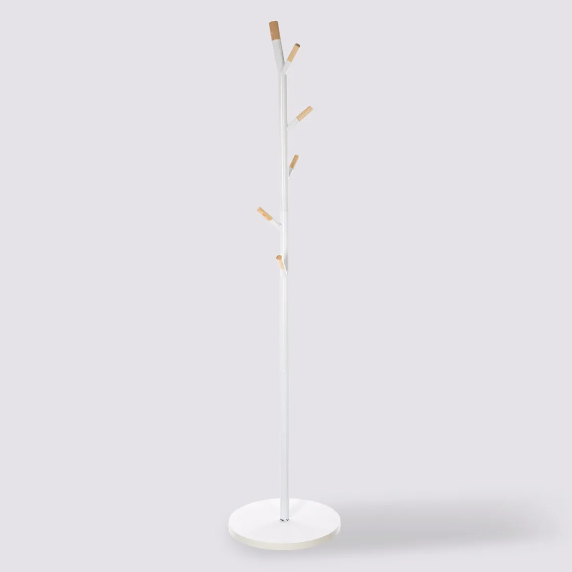 5five Porte-manteaux 6 crochets métal, Blanc