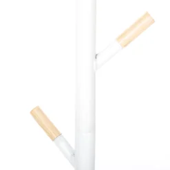 5five Porte-manteaux 6 crochets métal, Blanc