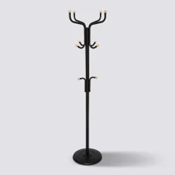 5five Porte-manteaux 11 patères 176,5cm, Noir