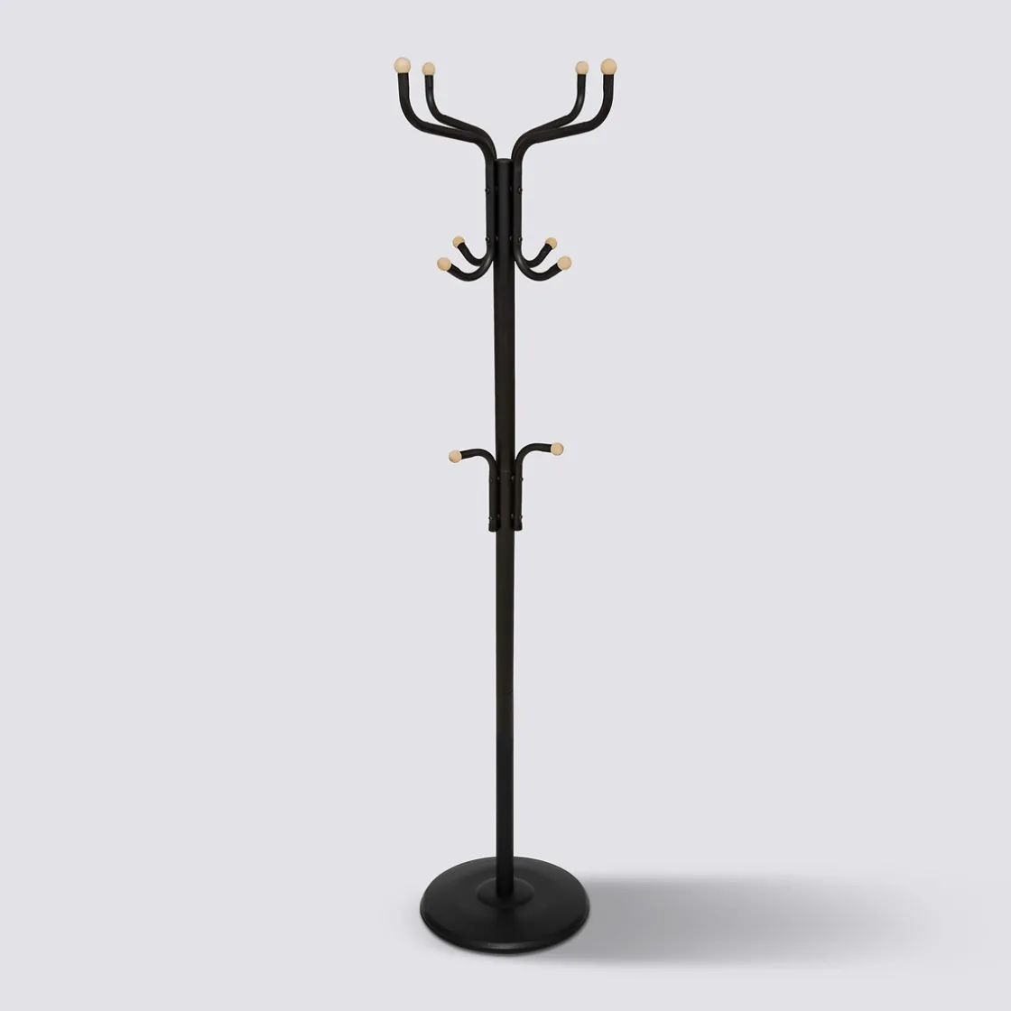 5five Porte-manteaux 11 patères 176,5cm, Noir